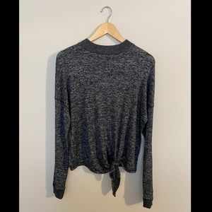 Dex grey long sleeve top